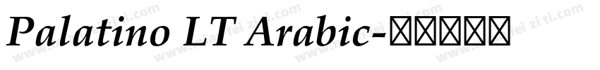Palatino LT Arabic字体转换